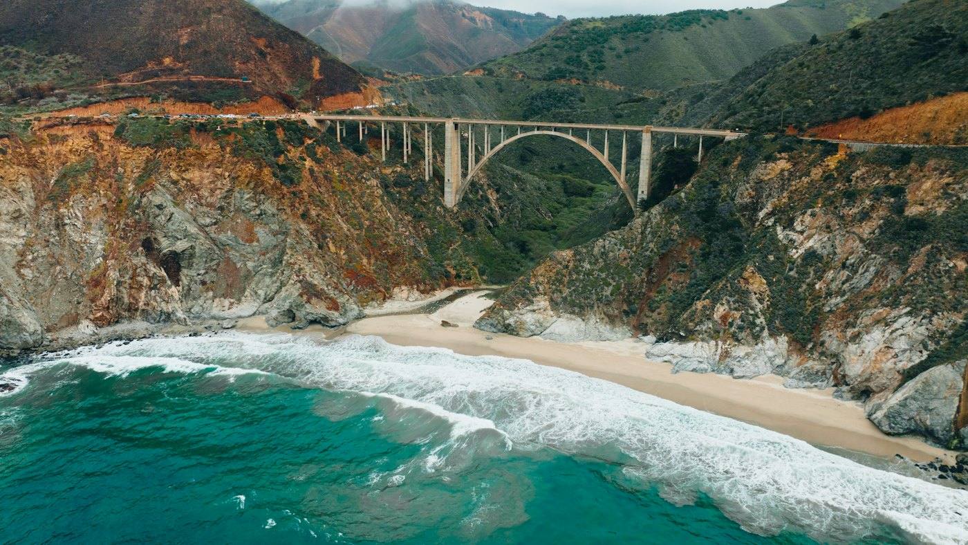 Bixby Bridge on the Big Sur coast